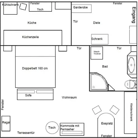 Apartman Schoener Mit Gartenterrasse Und Teich Feldafing